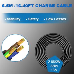 10A UK 3 PIN Plug To Type 1/ Type 2 محطة شحن EV Wallbox المحمولة للسيارات الكهربائية / PHEV 8