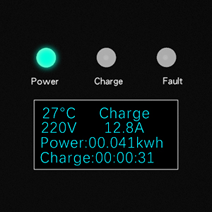 3.5kw 7kw GB/T EV شاحن 8A إلى 32A شاحن للسيارات الكهربائية المحمولة القابلة للتعديل 3