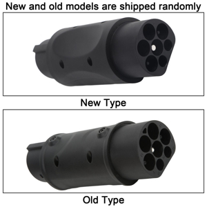 نوع 2 إلى نوع 1 محول EVSE IEC 62196 إلى SAE J1772 محول شاحن السيارة الكهربائية 4