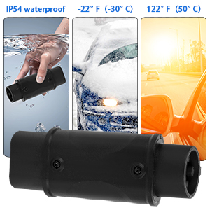 نوع 2 إلى نوع 1 محول EVSE IEC 62196 إلى SAE J1772 محول شاحن السيارة الكهربائية 7