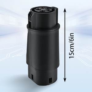 نوع 1 إلى نوع 2 محول شحن EV SAE J1772 إلى IEC62196 32A 250V 8KW 2