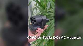 CCS2 إلى Tesla EV محول الشحن DC محول شاحن سريع للسيارة الكهربائية
