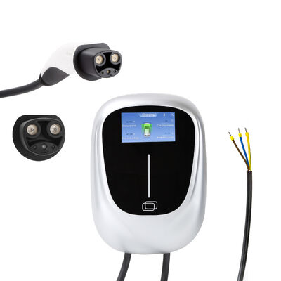 GBT Standard WALLBOX Pulsar Plus شاحن المركبات الكهربائية ربط الكابل 5m Type 2 1.4 إلى 7.4kW Single Phase Bluetooth Wifi