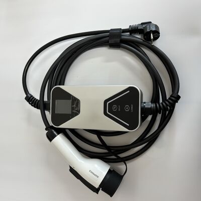 مستوى 2 شاحن الكهرباء المحمولة نوع 1 GBT 3.6KW 7.2KW IP65 صندوق شحن على متن مضاد للماء للاستخدام في المنزل في حالات الطوارئ